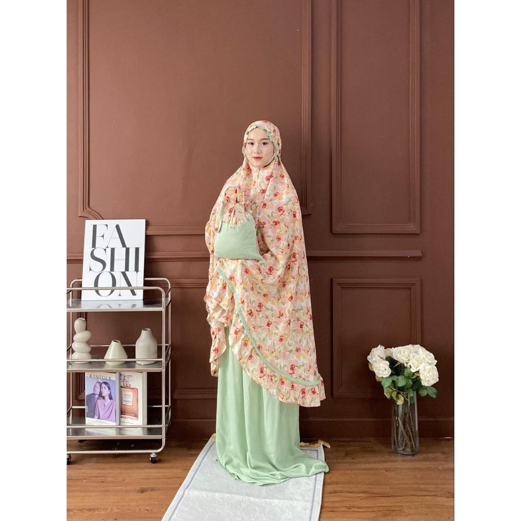 Mukena Basic by Hd.id/ Mukena Rayon Adem Free Tas