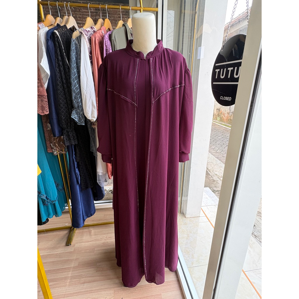 Gamis burgundy