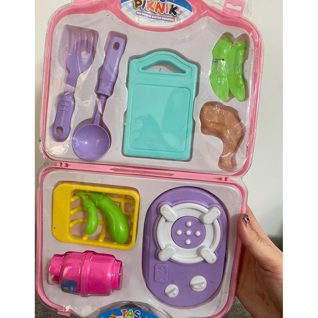 Mainan Tas Piknik Koper Masakan