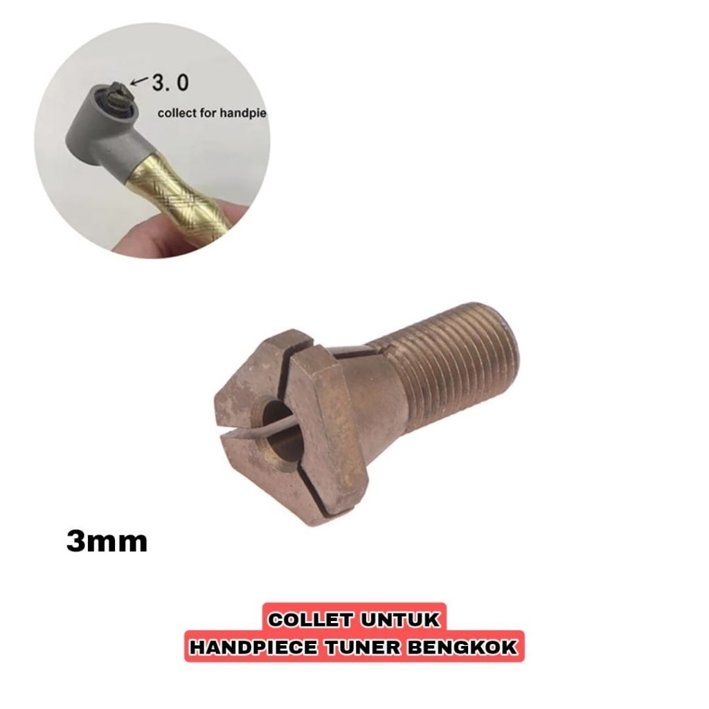 collet bor tuner bengkok 3mm