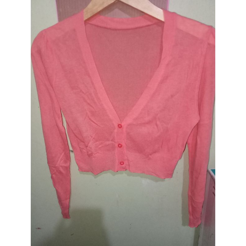 PRELOVED RAJUT CARDIGAN CROP