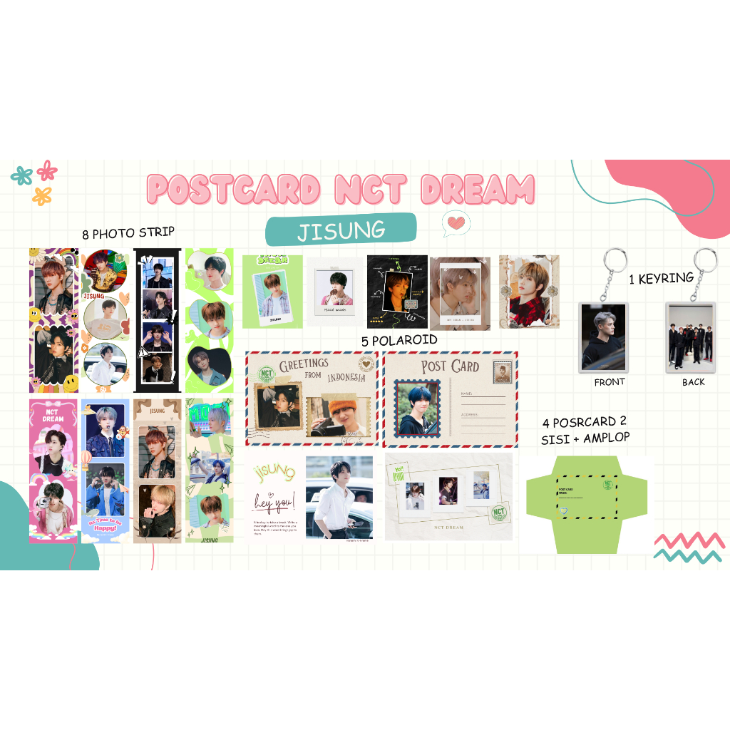 Mini Fankit Jisung NCT DREAM Unofficial/Fanmade GIFT BOX KPOP / HAMPERS KPOP / FANKIT BOX NCTZEN