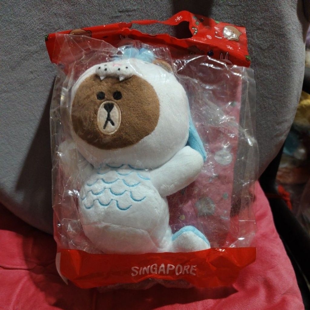 boneka brown kostum Singapore segel ori