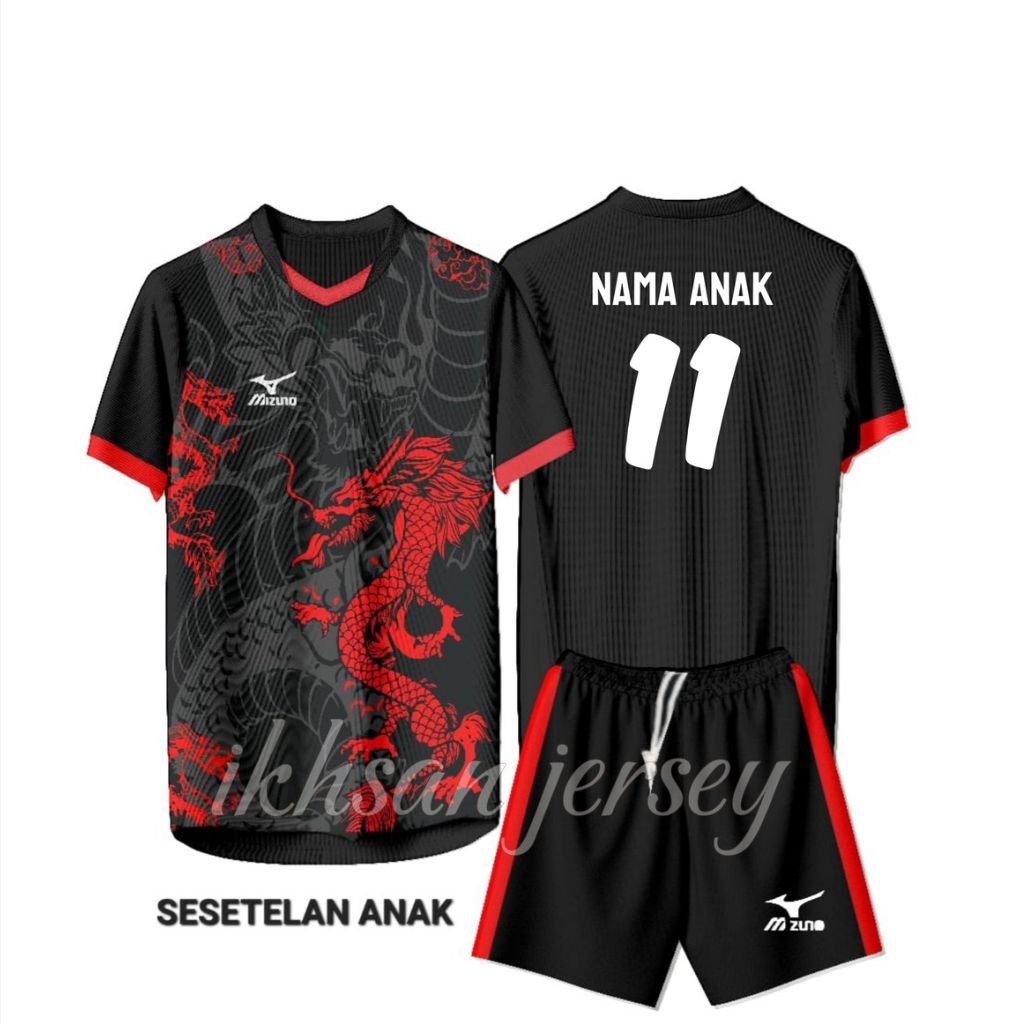 BAJU FUTSAL ANAK LAKI-LAKI PEREMPUAN JERSEY VOLLY BADMINTON