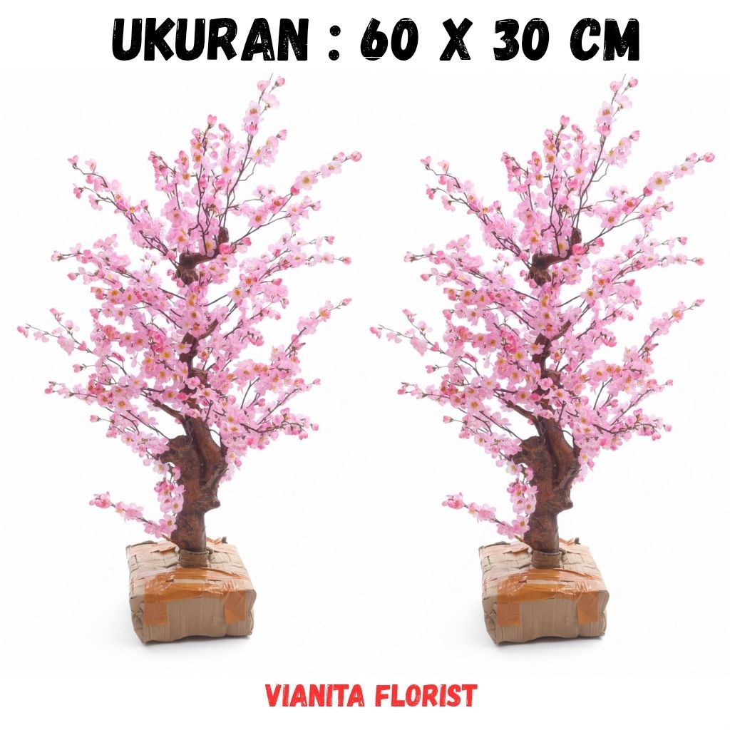 POHON SAKURA ARTIFISIAL IMLEK TINGGI 80 CM