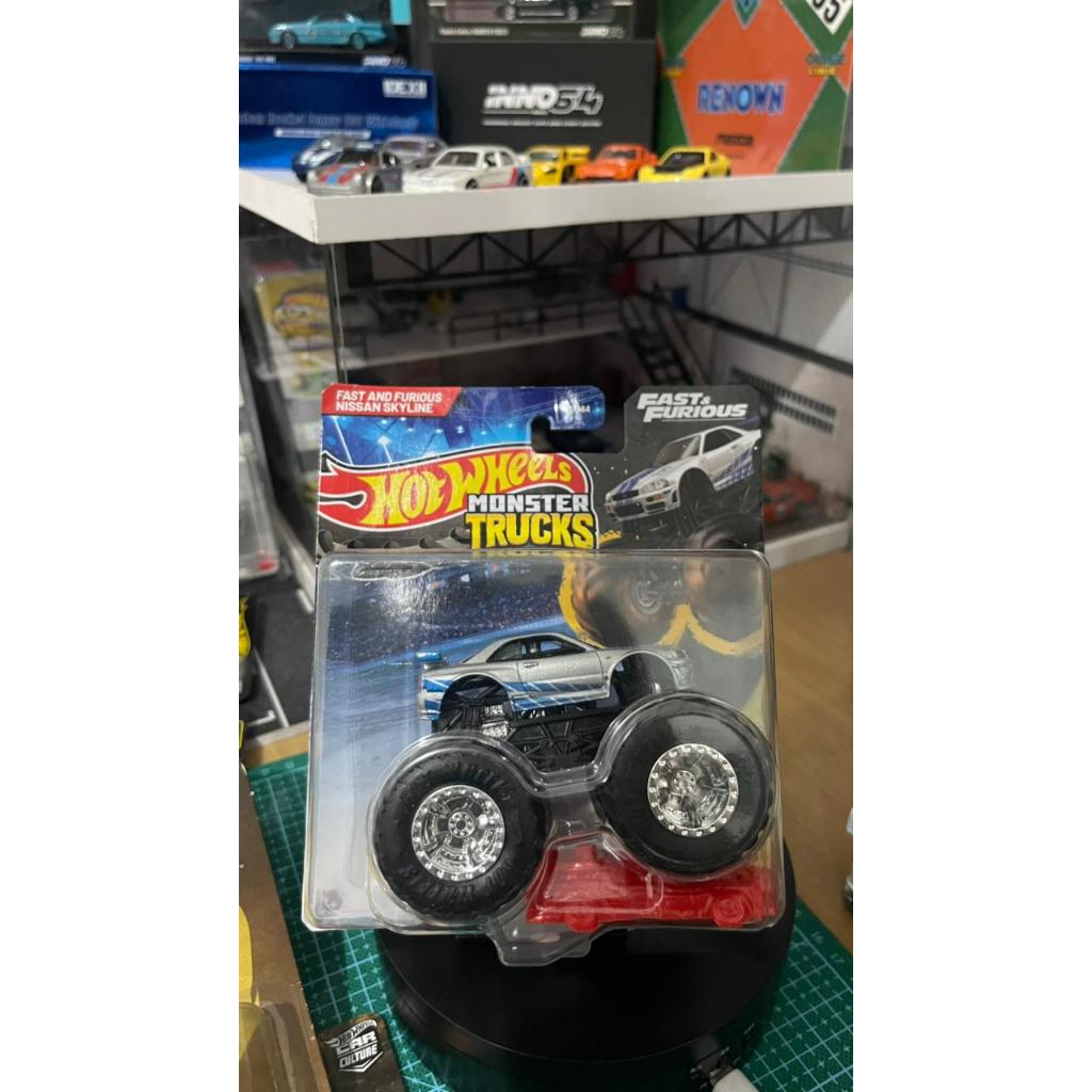 Hot Wheels Monster Truck Fast & Furious Nissan Skyline