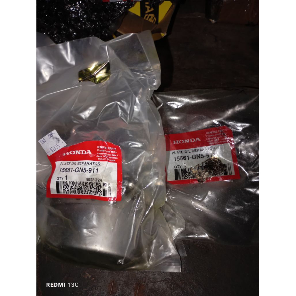 plat oli rumah kopling grand AHM original