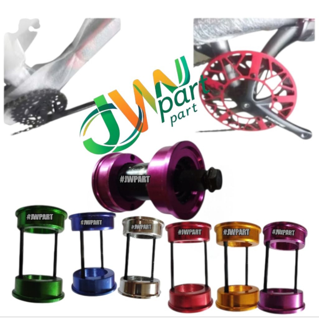 Adaptor BB BMX Eropa Lubang Besar Jadi Kecil crank ht1 ht2 plus baut 2