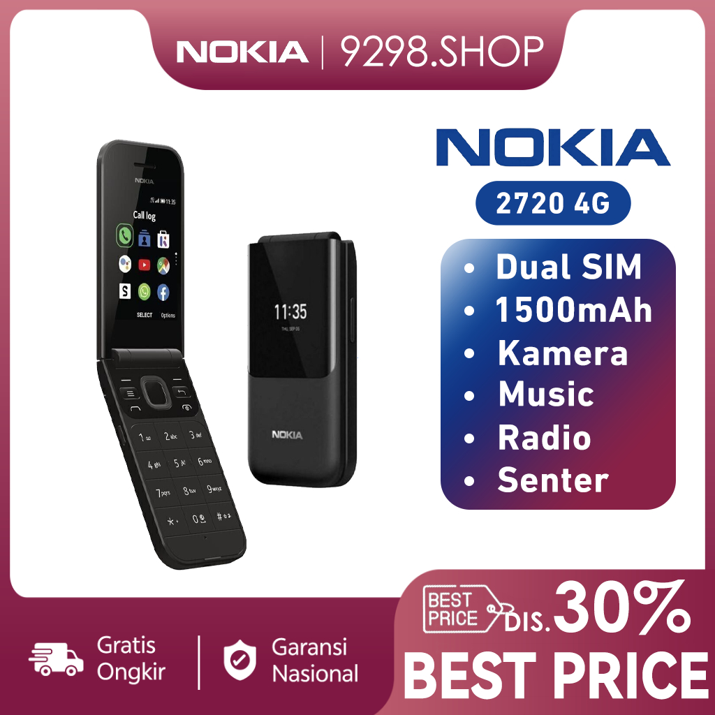 Hp Lipat Nokia 2720 Flip 2019 Grosir