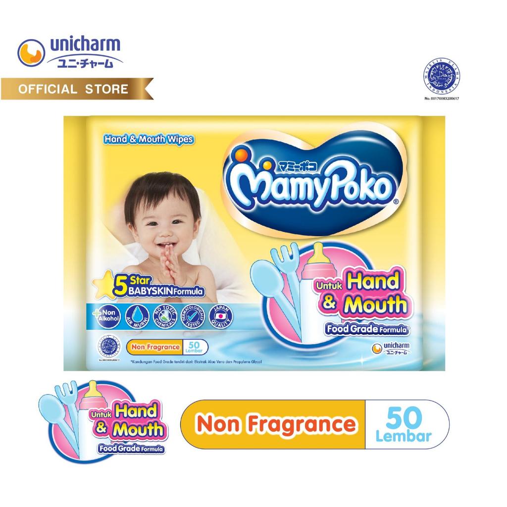 Tissue Basah Bayi - Mamypoko Wipes Hand & Mouth / Mamypoko