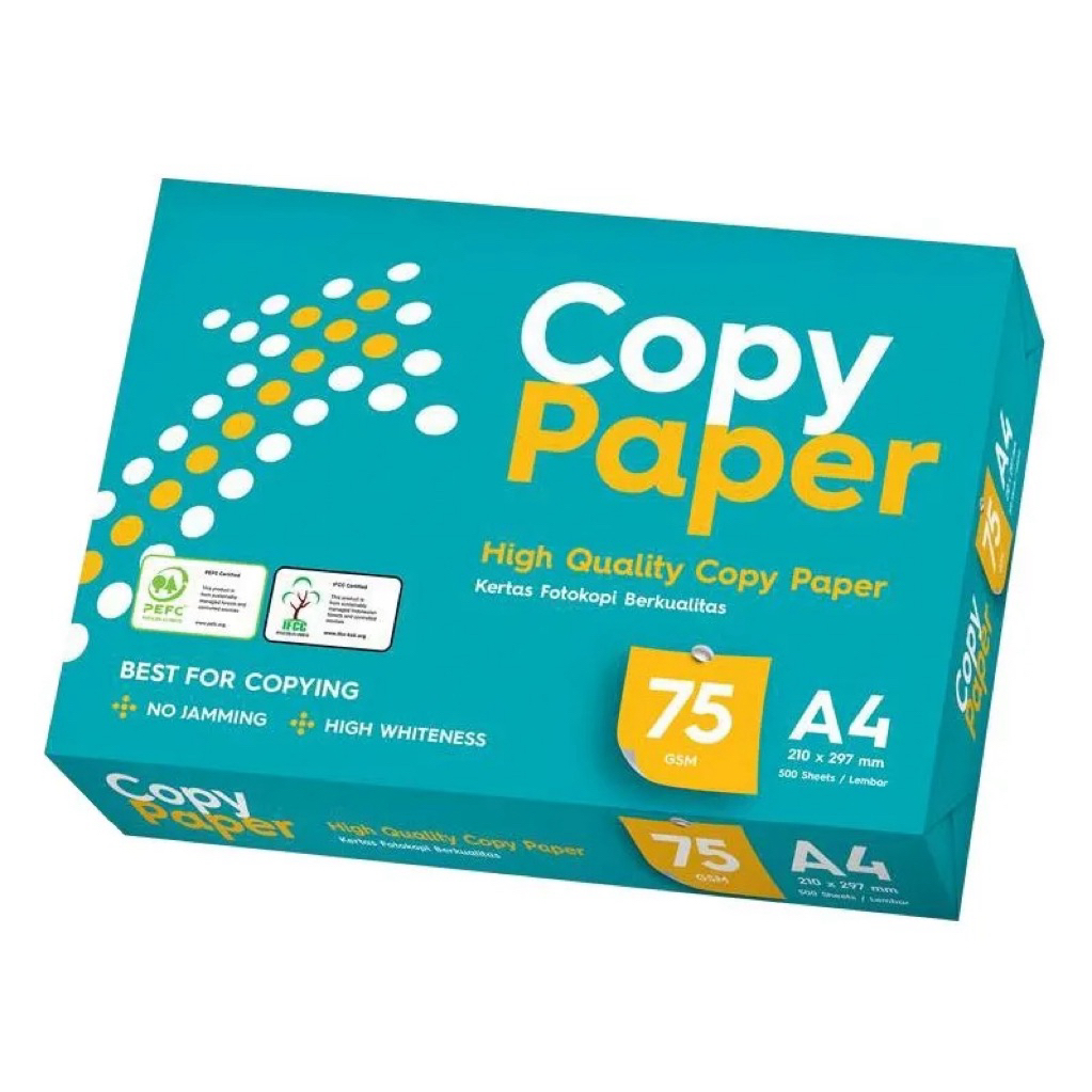 Copy Paper A4 75gsm - Kertas A4 75gsm 1rim
