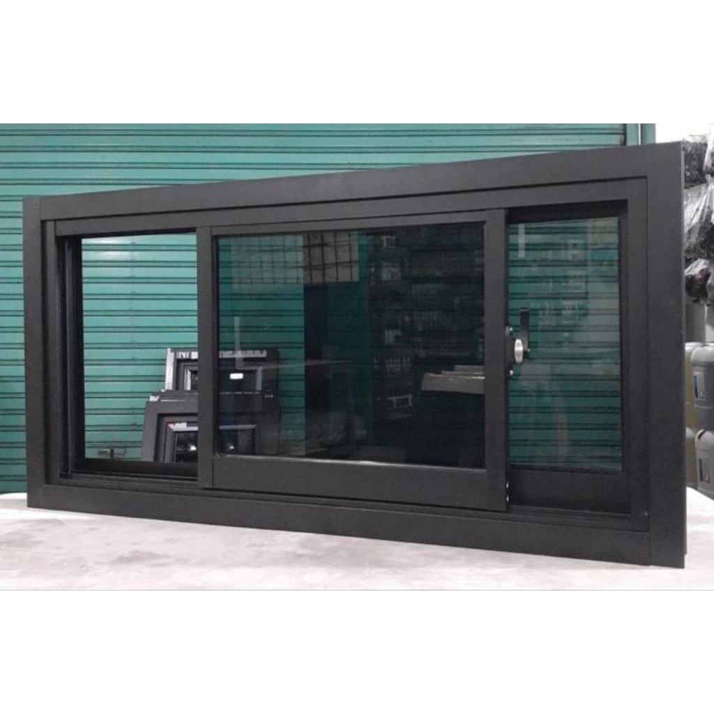 Jendela Sliding Aluminium 100x50cm Ready