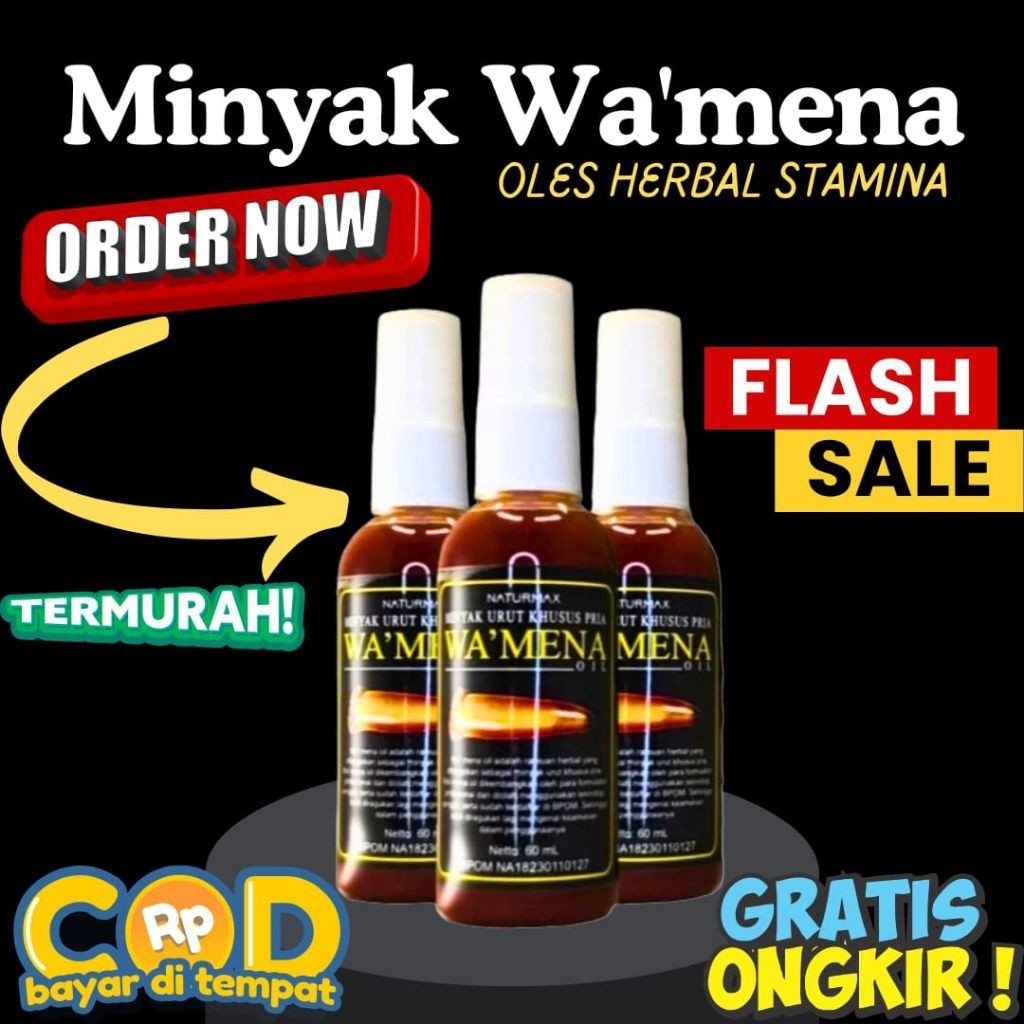 Wamena pembesar oil original minyak lintah pembesar dan tahan lama Wamena daun tiga jari original