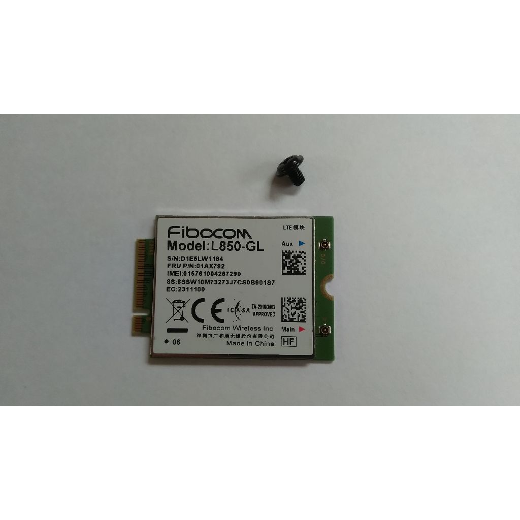Fibocom L850-GL WWAN Card Lenovo Thinkpad T480