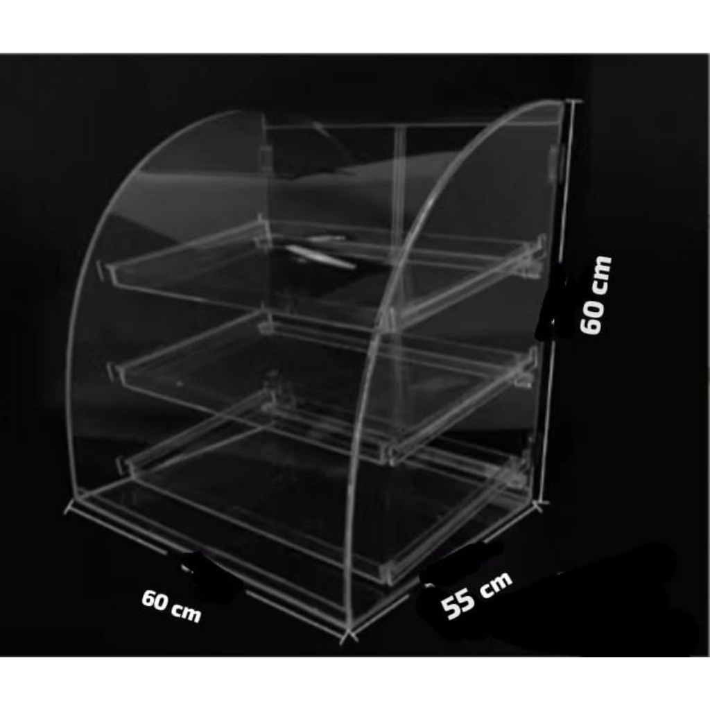 Harga Spesial Akrilik Display kue/etalase makanan