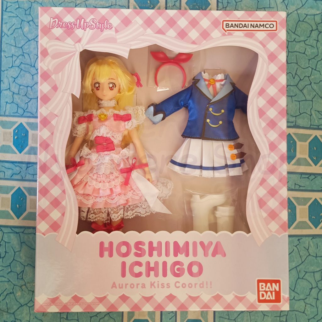 Aikatsu Ichigo Hoshimiya Boneka Dress Up Style Aurora Kiss Cordination Starlight Uniform Winter
