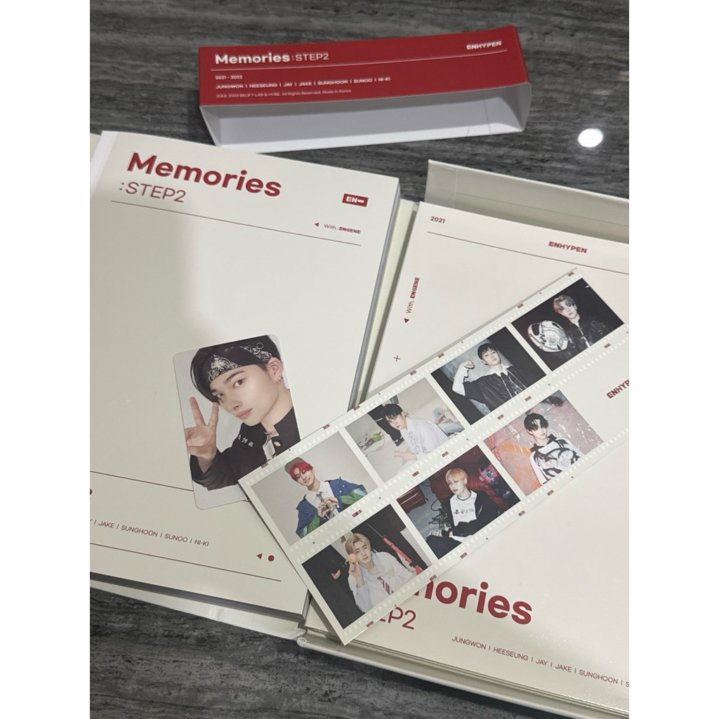 enhypen memories step:2 dvd fullset unsealed gakuran