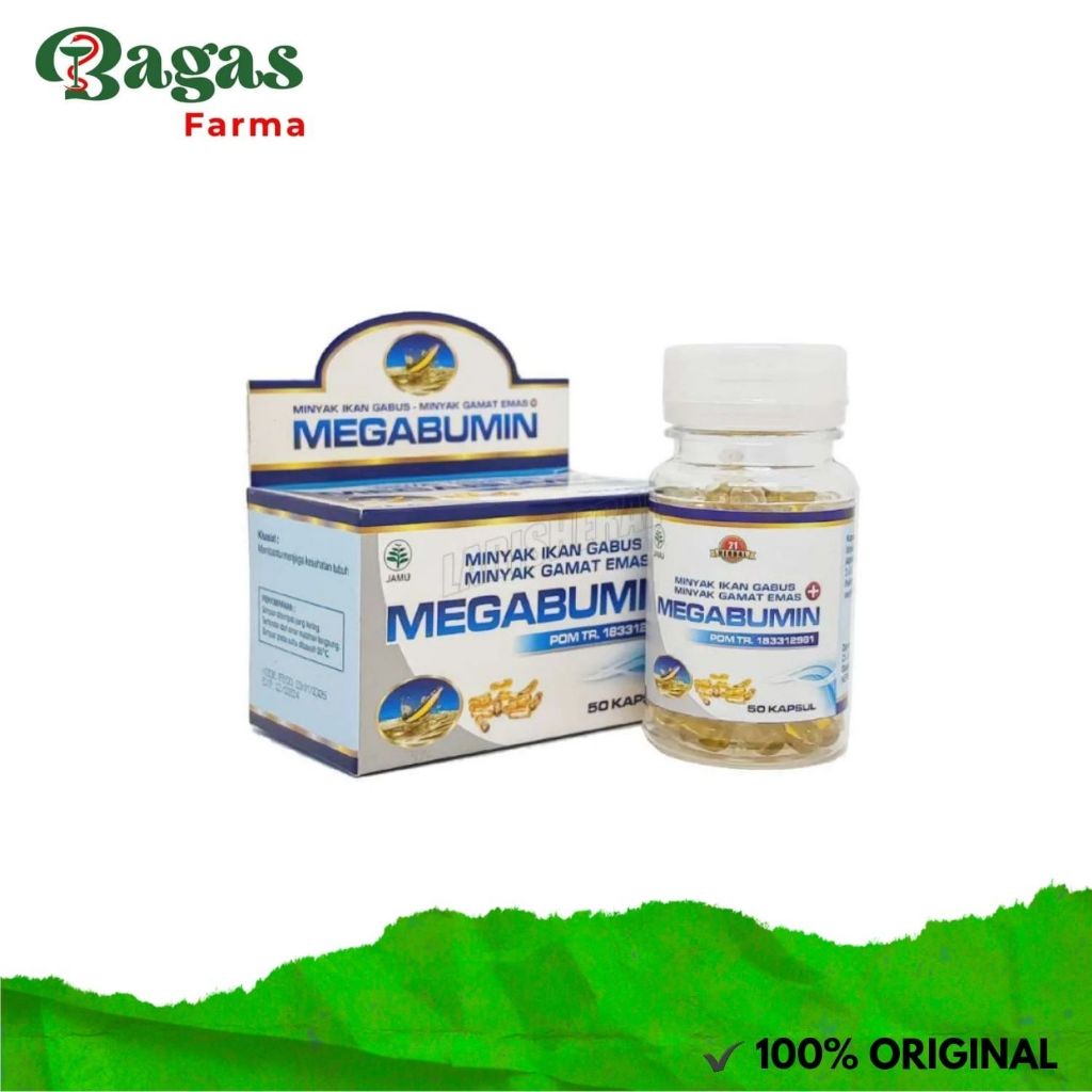 MEGABUMIN MINYAK IKAN GABUS 60 CAPSUL