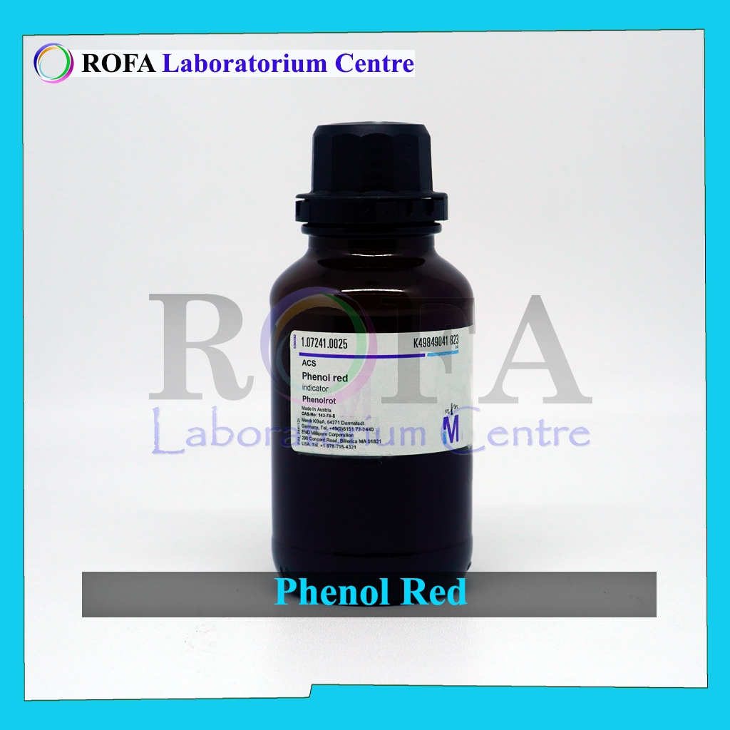 Fenol Merah / Phenol Red / Fenolsulfonftalein / PSP Pro Analisis Eceran 100 mg - 1000 mg