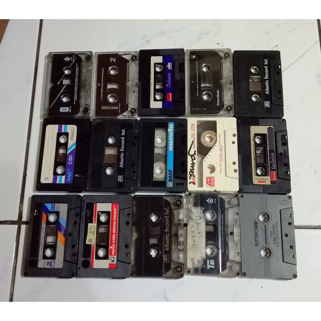KASET INDONESIA TANPA COVER - PAKET 35 KASET