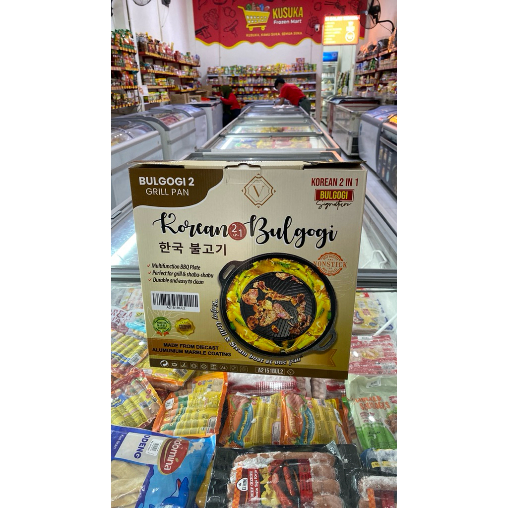 Grill Pan Bulgogi Korean 2in1