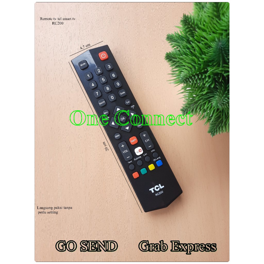 Remote tv tcl smart tv tv RC-200