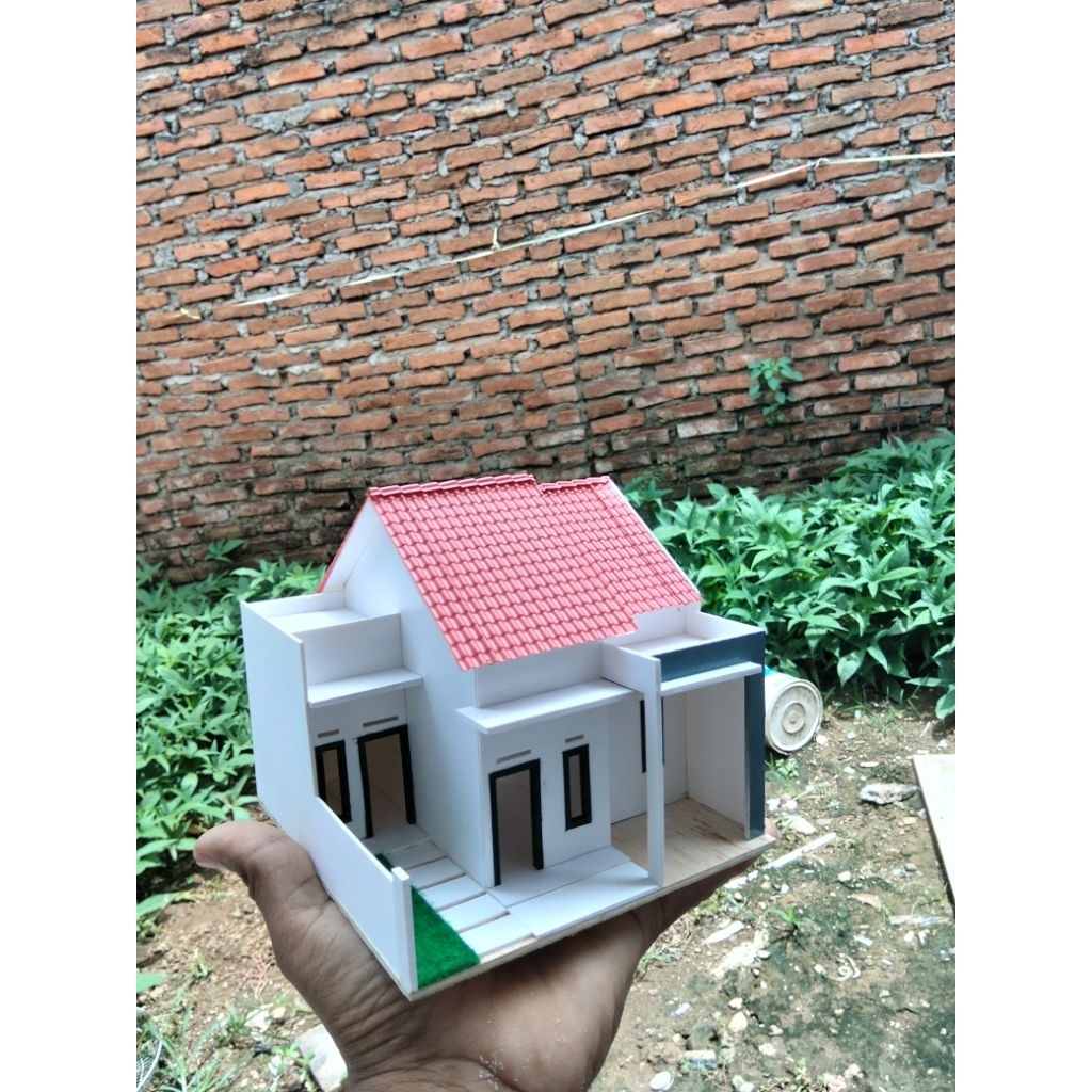 miniatur rumah minimalis