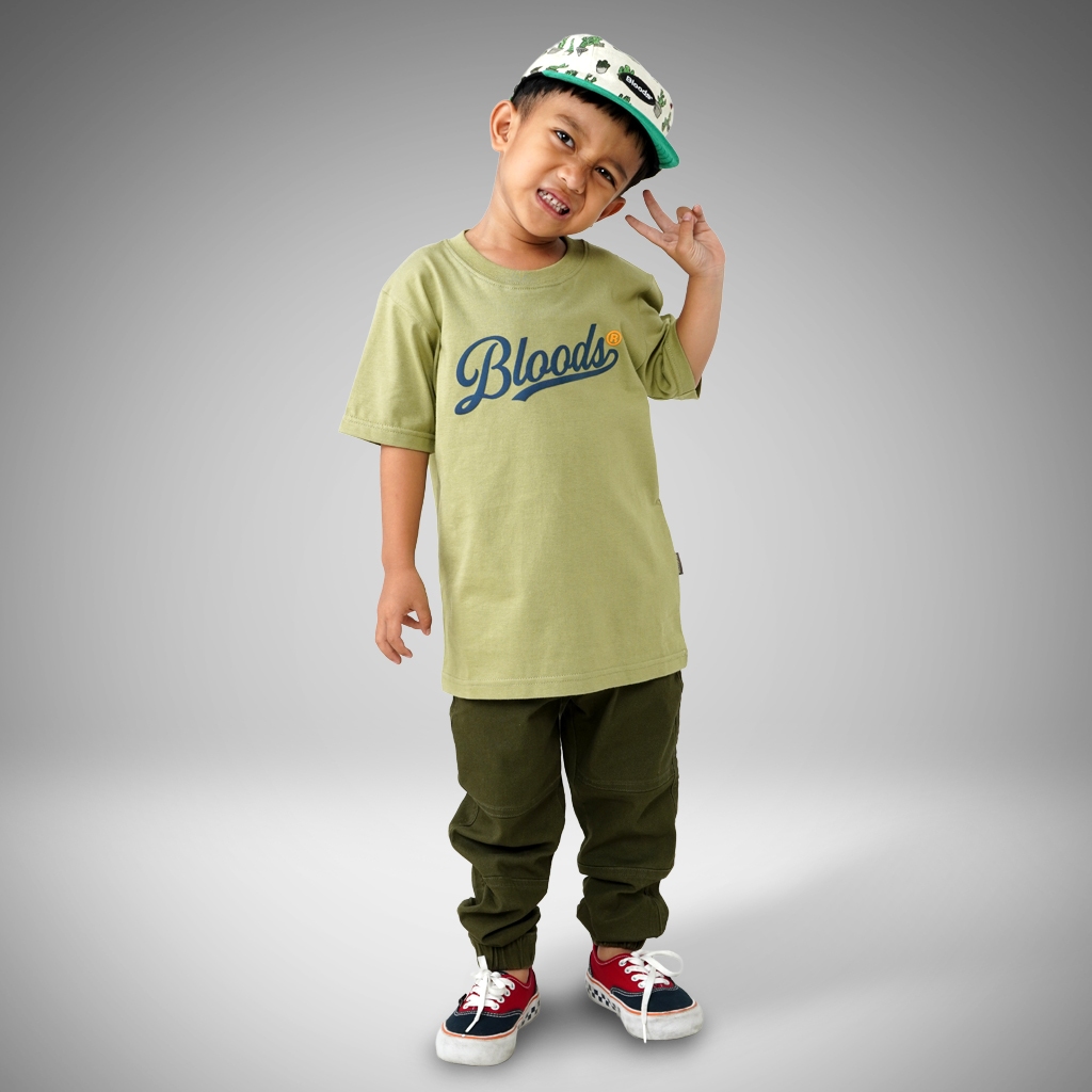 Bloods Series Kids Kaos Anak Tinycore 05 Olive