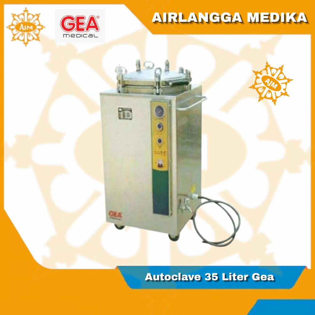 Autoclave Gea LS-35LJ 35Liter Sterilisator Basah gea