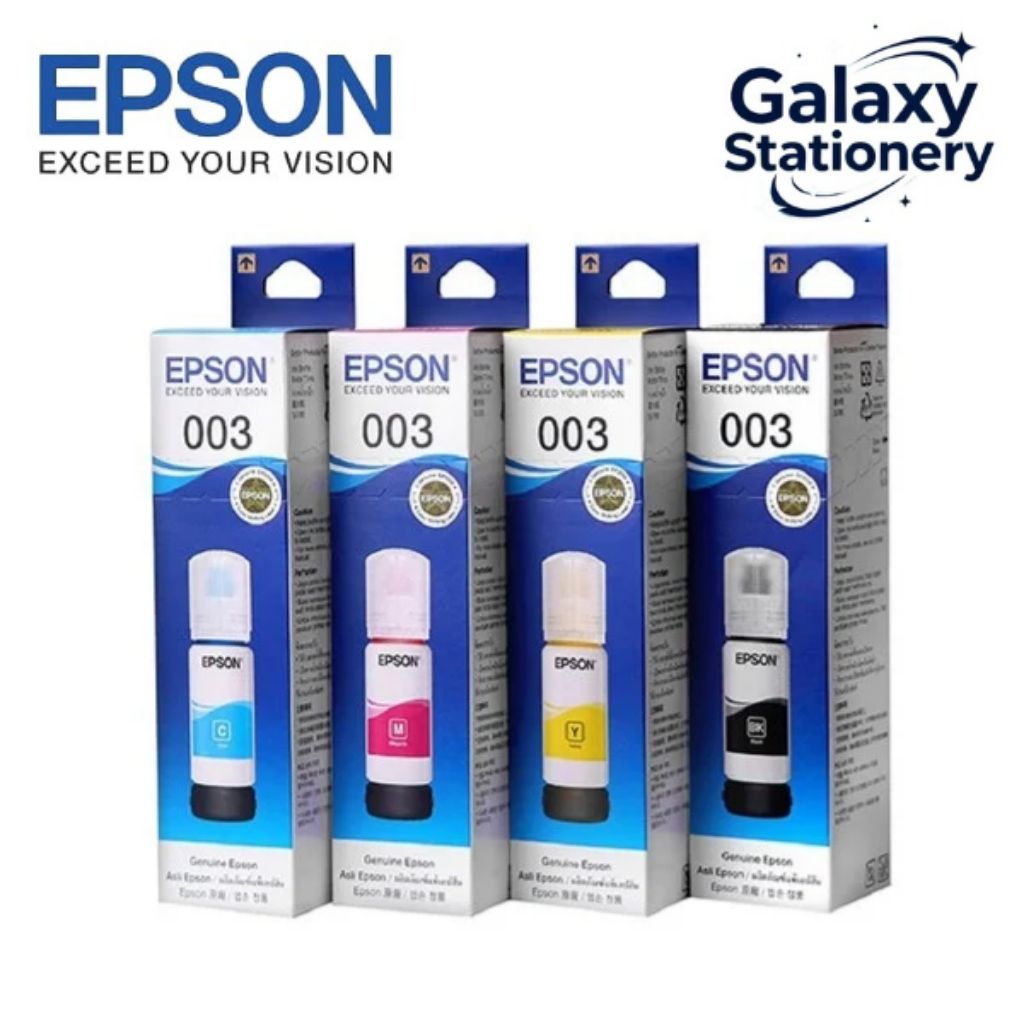 TINTA EPSON 003 HITAM & WARNA ORIGINAL