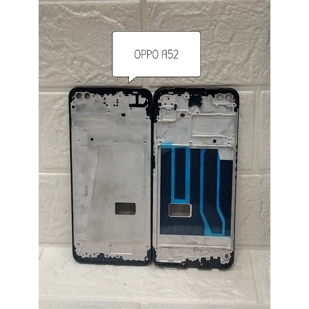 FRAME OPPO A52 - TULANG TENGAH TATAKAN LCD & MESIN.