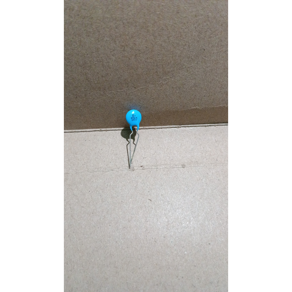 5514 kapasitor bulat mylar keramik biru 102k 1kv 102 1nf 1 kv 1000v