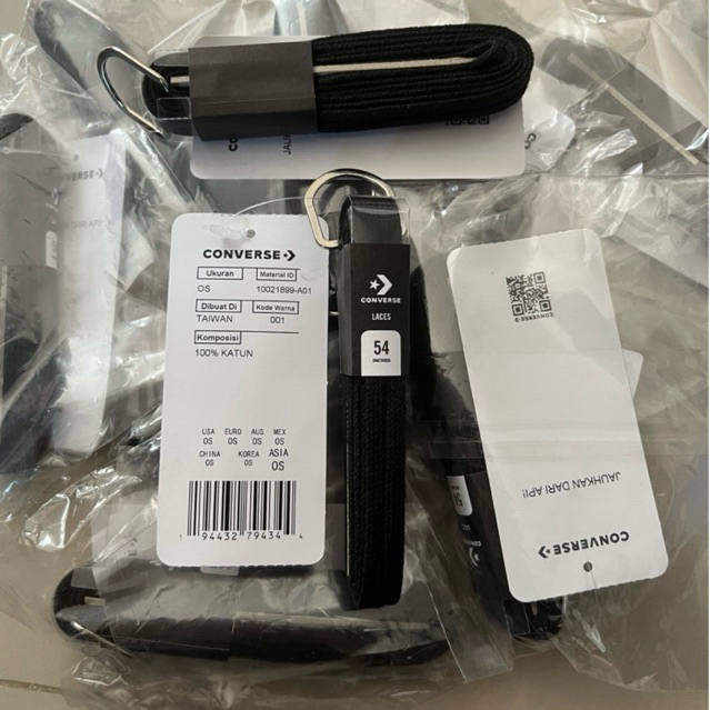 10 pcs tali sepatu converse original