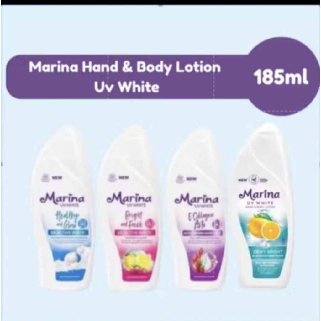 [ Kecil ] Marina UV White Hand Body Lotion 92ml