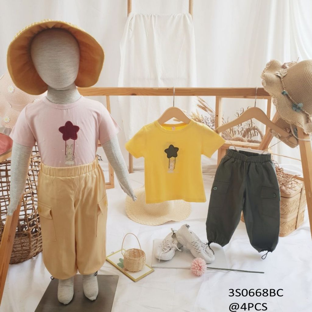 SETELAN ANAK GI-DAE SETELAN IMPORT ANAK CEWEK COTTON