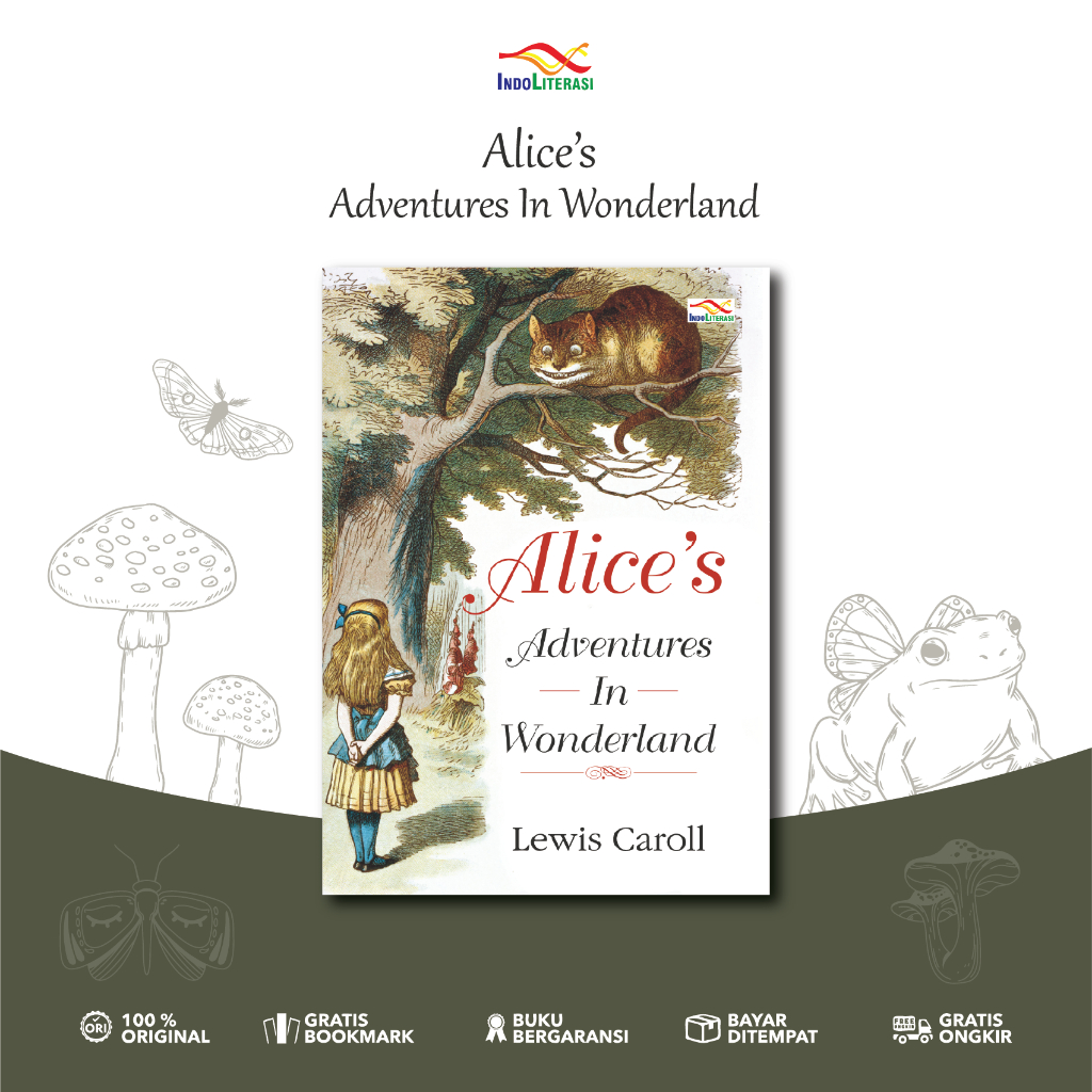 Buku Novel - Alice's Adventure In Wonderland versi B. Indonesia