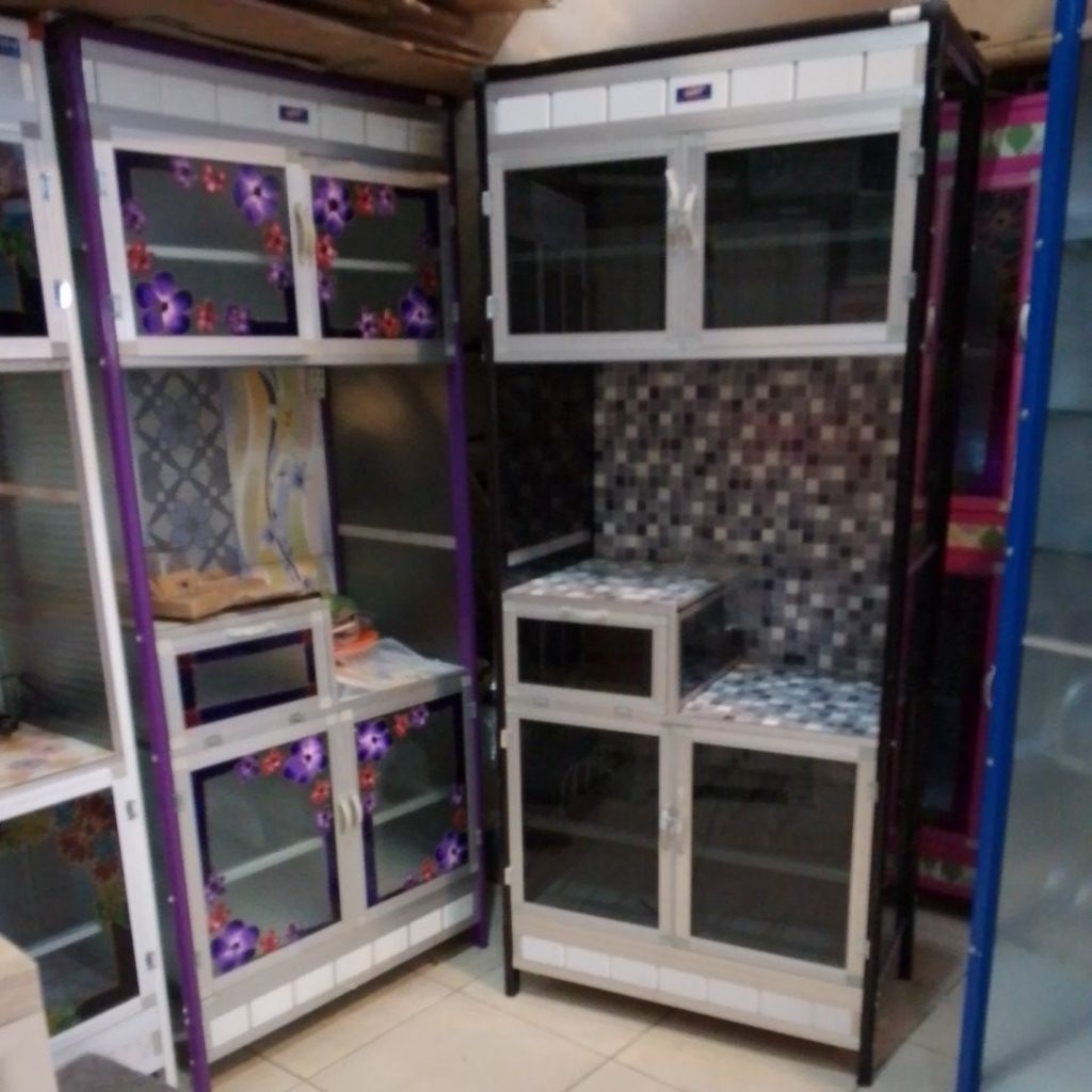 Lemari piring 2 pintu keramik