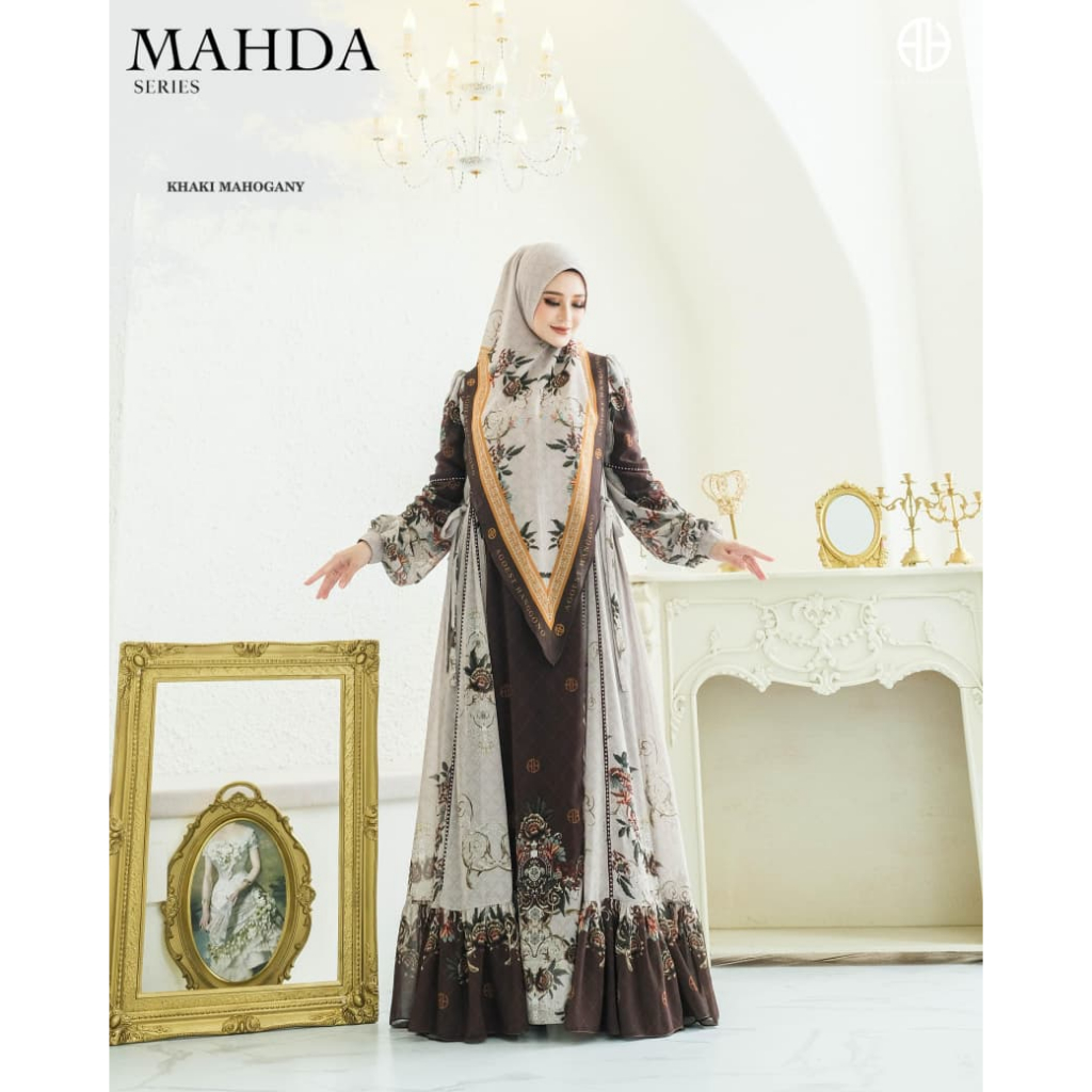 Mahda Series | Agoest Hanggono | Set Gamis Syar'i