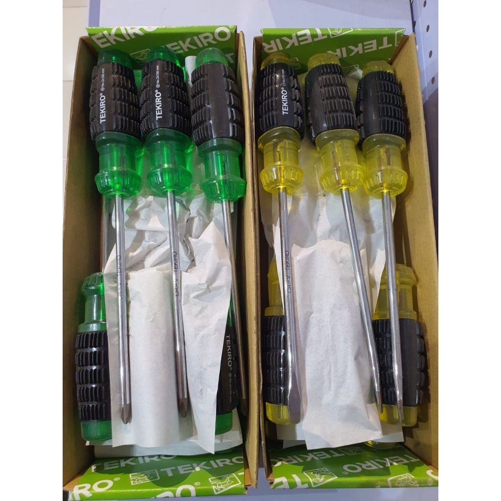 TEKIRO Obeng Plus / Minus 6 Inch – Heavy Duty Anti Slip