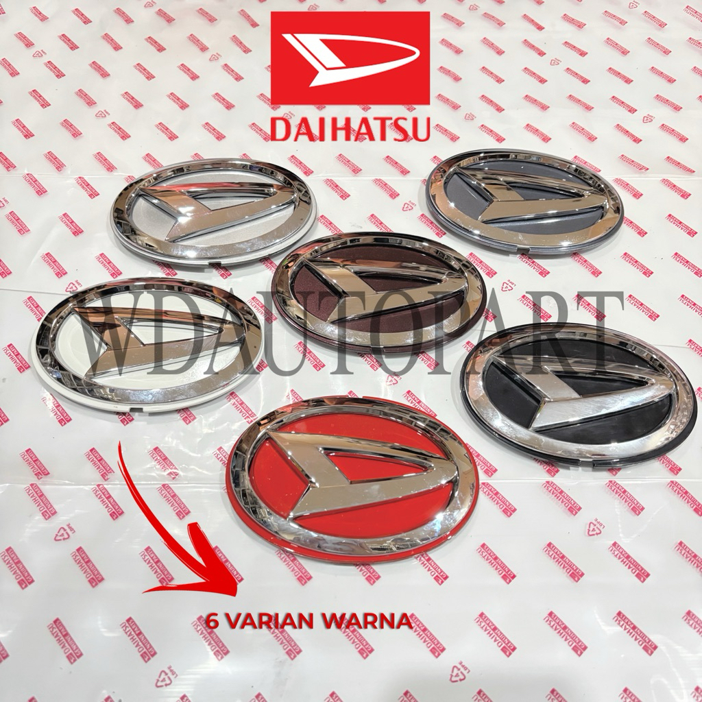 [READYSTOCK] Emblem Logo Cover Tutup Belakang Ban Serep Daihatsu Terios ORIGINAL Kaki 4 Tahun 2006-2