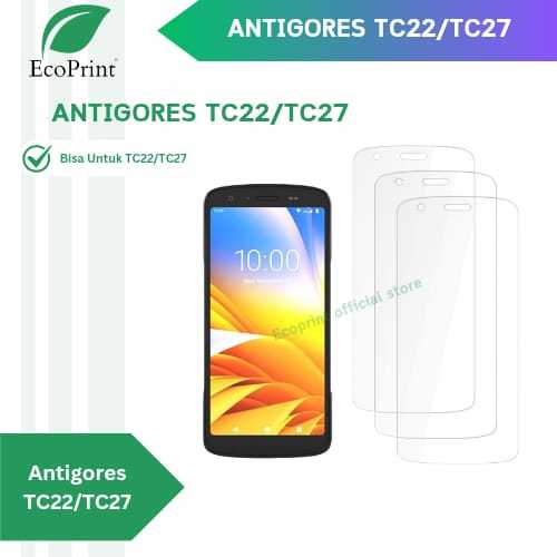 ECOPRINT GRIP -  CASE - (SCREEN PROTECTOR / TEMPERED GLASS) FOR TC22 / TC27 ZEBRA