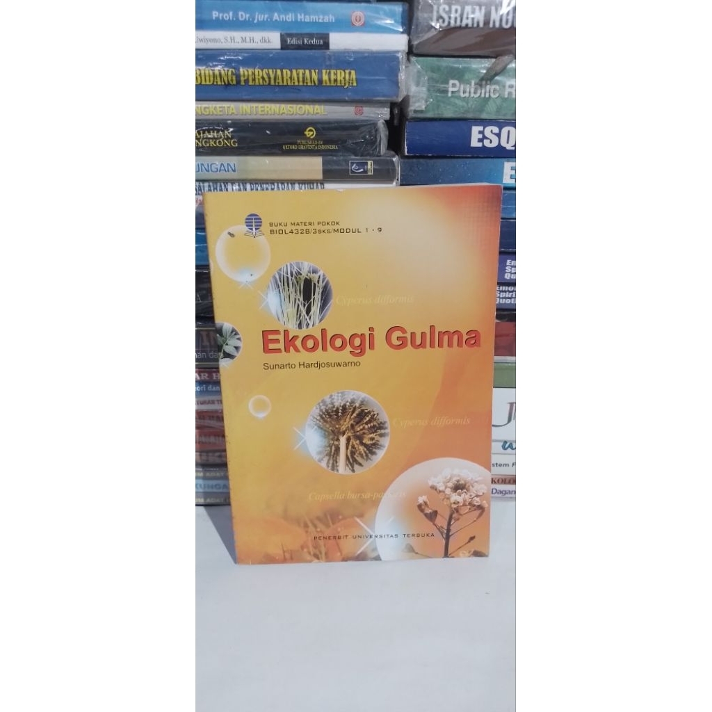 Buku  EKOLOGI GULMA.