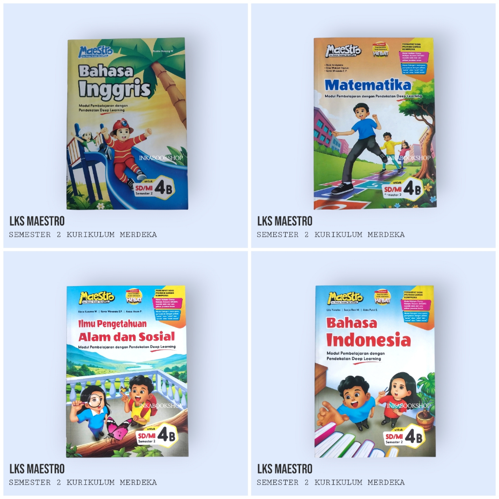 LKS Maestro Kelas 1 2 3 4 5 6 SD Semester 2 Kurikulum Merdeka 2025-2026
