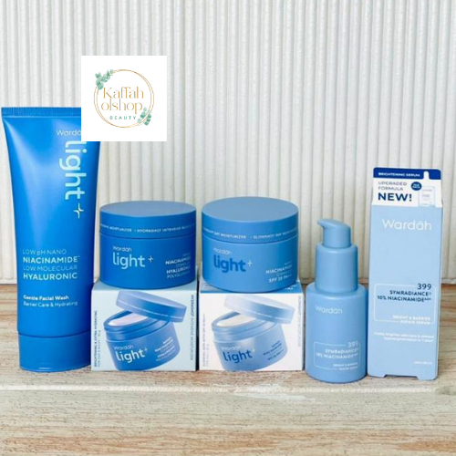 Wardah 1 paket lengkap glowing cerah 4 produk