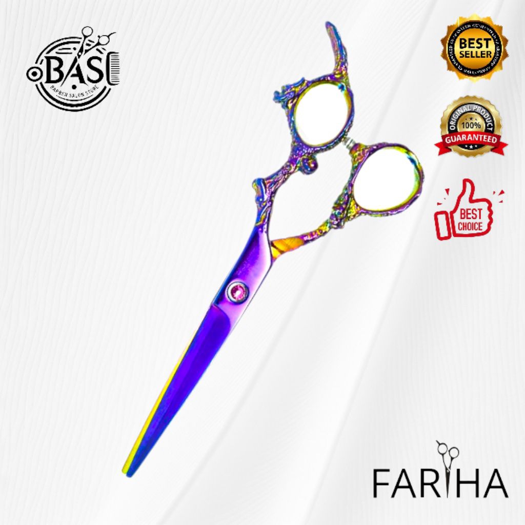 Gunting Pangkas Fariha Naga Pelangi