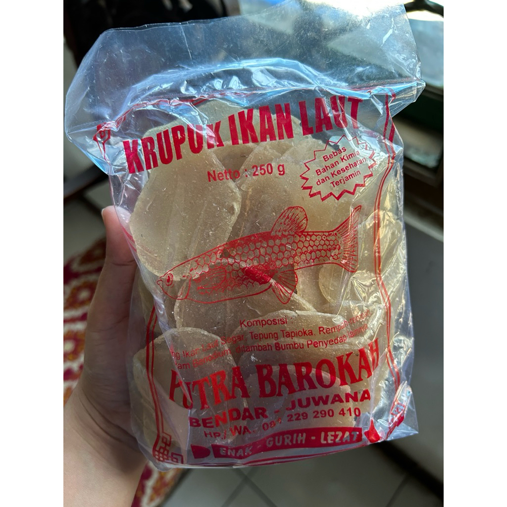 Krupuk Ikan Tunul, Cumi, Rajungan asli Juwana