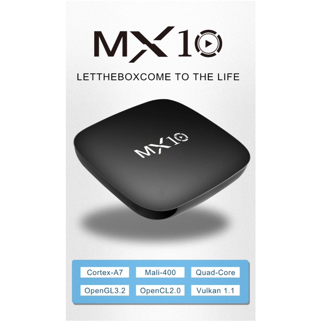 MX10 Android TV Box 4K HDR – TV & Game Player All-in-One | Bisa Game & Streaming | HDMI + AV |Ubah  