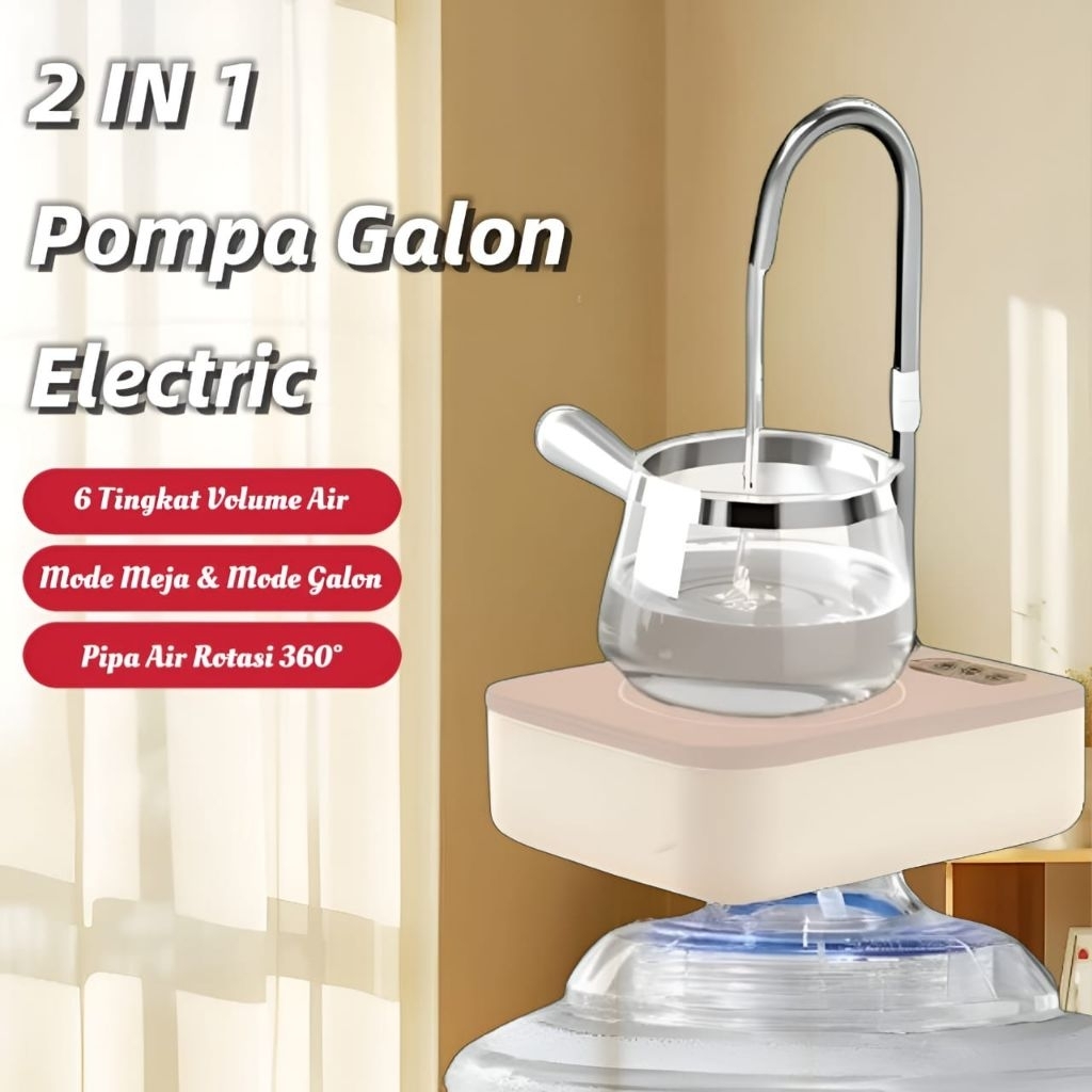 Pompa Galon Elektrik Kotak/Dispenser Alat Elektrik Rechargeable Dispenser