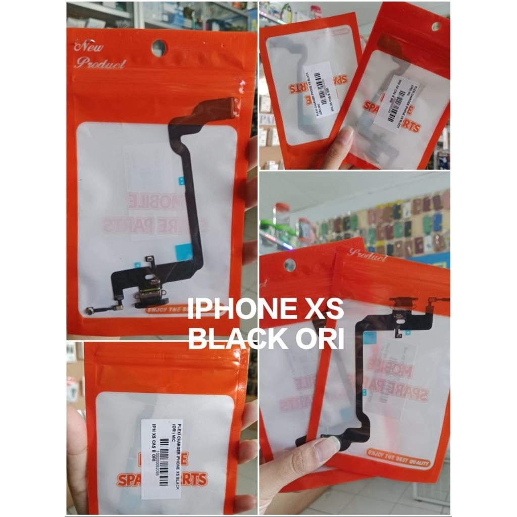 FLEXIBEL CHARGER IPHONE XS BLACK ORIGINAL
