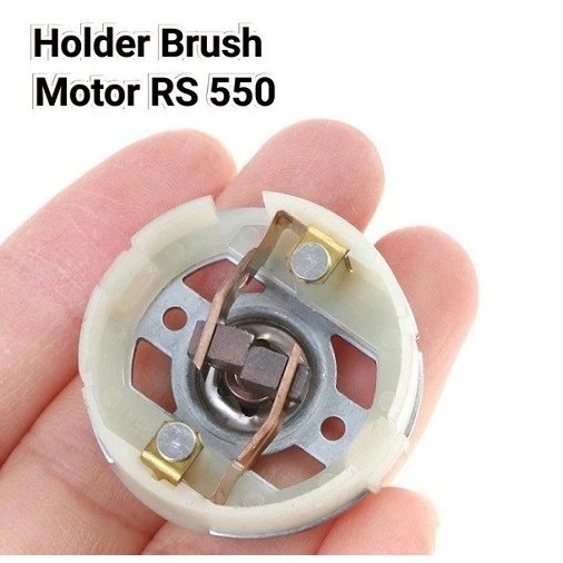 Holder Brush Motor Dc RS 550 Dudukan Carbon Dinamo Bor Bostel Drill Cordless RS-550 RS550